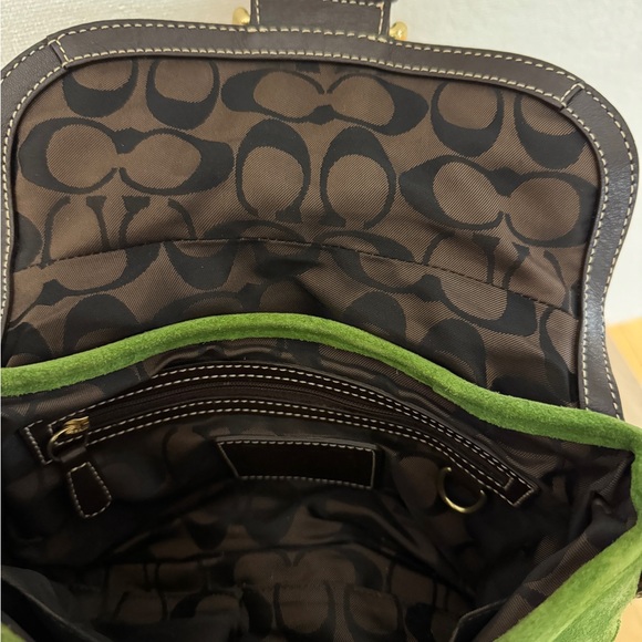 Coach Green Suede Mini SoHo - Picture 8 of 9